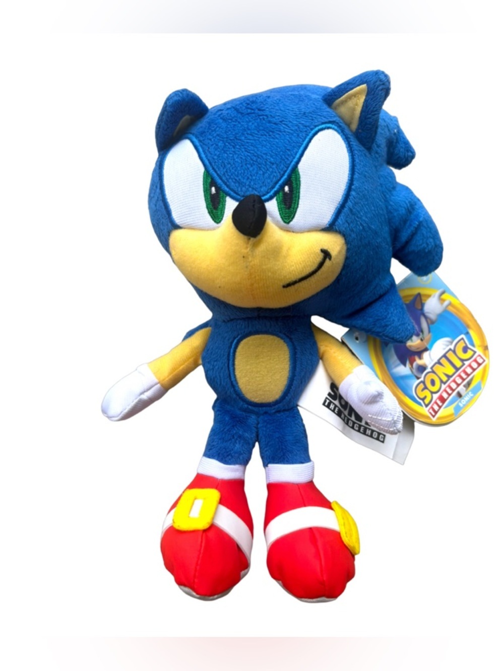 Sonic the Hedgehog Plush 9” NWT Jakks Pacific Blue Sonic Toy